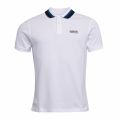 Mens White Dial S/s Polo Shirt 51417 by Barbour International from Hurleys