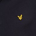 Mens Navy Knitted L/s Polo Shirt 15324 by Lyle & Scott from Hurleys