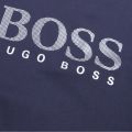 Mens Navy/Silver Metallic Special S/s T Shirt 51751 by BOSS from Hurleys