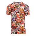 Mens Assorted Multi Sign Print S/s T Shirt 50406 by Dsquared2 from Hurleys