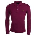 Mens Claret Jug L/s Polo Shirt 15326 by Lyle & Scott from Hurleys