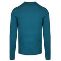 Mens Teal Classic Zebra Crew Neck Knitted Jumper 40868 by PS Paul Smith from Hurleys