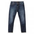 Mens Dark Fuzz Dude Dan Regular Fit Jeans 72702 by Nudie Jeans Co from Hurleys