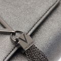 Womens Black Glitter Divina Tassel Small Crossbody Bag 33641 by Valentino from Hurleys