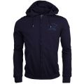 Mens Navy Zip Hooded Shark Fit Sweat Top 13745 by Paul And Shark from Hurleys