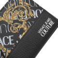 Mens Black/Gold Logo Couture Saffiano Wallet 110780 by Versace Jeans Couture from Hurleys