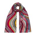 Womens Swirl Silk Scarf 35647 by PS Paul Smith from Hurleys