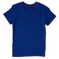 Boys Twilight Blue Branded S/s Tee Shirt