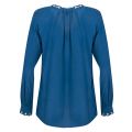 Womens Luxe Teal Scallop Chain Silk Blouse 31139 by Michael Kors from Hurleys