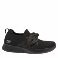 Womens All Black Bobs Squad 2 Bow Beauty Trainers 40757 by Skechers from Hurleys
