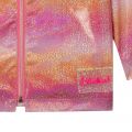 Girls Pink/Orange Multi Glitter Raincoat 104427 by Billieblush from Hurleys
