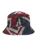 Mens Navy/Union Jack Reversible Bucket Hat 40563 by Pretty Green from Hurleys
