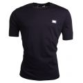Mens Black Logo Badge Regular S/s T Shirt 15606 by Love Moschino from Hurleys