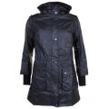 Womens Black Riser Waxed Jacket 71749 by Barbour International from Hurleys