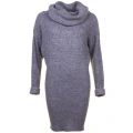 Womens Dark Grey Melange Vimatchi Rollneck Knitted Dress 60980 by Vila from Hurleys