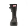 Mens Black Original Side Adjustable Short Wellington Boots 32802 by Hunter from Hurleys