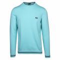 Athleisure Mens Mint Rimex Crew Neck Knitted Jumper 36927 by BOSS from Hurleys