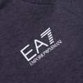 Mens Grey Melange Training Core Identity Crew Sweat Top 11441 by EA7 from Hurleys