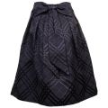 Womens Black Mansii Check Bow Detail Full Skirt 62116 by Ted Baker from Hurleys