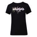 Womens Black The Slim Tee 19 S/s T Shirt 110257 by HUGO from Hurleys