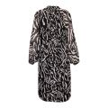 Womens Black Vilucca Zebra Midi Dress 79493 by Vila from Hurleys