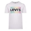 Mens White Sportswear Gradient Logo S/s T Shirt 57791 by Levi's from Hurleys