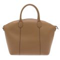 Womens Brown Tumbled Tote Bag 19938 by Emporio Armani from Hurleys