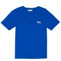 Boys Blue Small Logo S/s T Shirt 38288 by BOSS from Hurleys