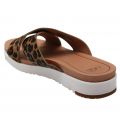 Womens Tan Kari Leopard Slide Sandals 85555 by UGG from Hurleys