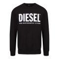 Mens Black S-Gir Division Logo Sweat Top 53287 by Diesel from Hurleys