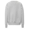 Womens Light Grey Heather Collegiate Logo Sweat Top 39185 by Tommy Jeans from Hurleys