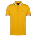 Athleisure Mens Pale Yellow Paddy Regular Fit S/s Polo Shirt 38746 by BOSS from Hurleys