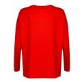 Casual Womens Bright Red Tecosy Sweat Top 28555 by BOSS from Hurleys