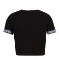 Womens Black Taped Seam S/s T-Shirt 58951 by Dsquared2 from Hurleys
