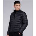 Mens Black Slipstream Borough Baffle Quilted Jacket 93338 by Barbour International from Hurleys
