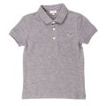 Boys Marl Grey Ridley 2 S/s Polo Shirt
