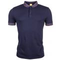 Mens Dark Blue Pilipe S/s Polo Shirt 68238 by BOSS Orange from Hurleys