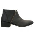 H By Hudson Womens Black Lizard Jilt Ankle Boots 68896 by Hudson London from Hurleys