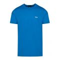 Athleisure Mens Bright Blue Tee Small Logo S/s T Shirt 44803 by BOSS from Hurleys