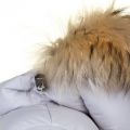 Womens Pearl Authentic Fur Hooded Smooth Jacket 65781 by Pyrenex from Hurleys