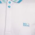 Athleisure Mens White Paddy 1 Collar S/s Polo Shirt 81236 by BOSS from Hurleys