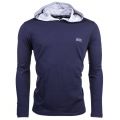 Mens Navy Hooded Loungewear Top 67524 by BOSS from Hurleys