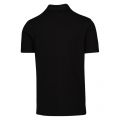 Mens Black Classic Logo Custom Fit S/s Polo Shirt
