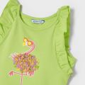 Girls Citrus Flamingo Vest + Shorts Set 102523 by Mayoral from Hurleys
