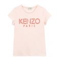 Junior Light Pink Logo S/s T Shirt 43845 by Kenzo from Hurleys