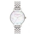 Womens Silver Mother of Pearl Bracelet Watch 54083 by Olivia Burton from Hurleys