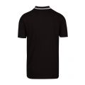 Mens Black Dolmar213 Zip Collar S/s Polo Shirt 88352 by HUGO from Hurleys