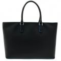 Womens Black Pebbled Effect Shopper Bag 59075 by Armani Jeans from Hurleys