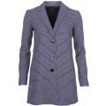 Womens Navy Textured Coat 69819 by Armani Jeans from Hurleys