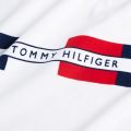 Mens Bright White Logo Box S/s T Shirt 50029 by Tommy Hilfiger from Hurleys